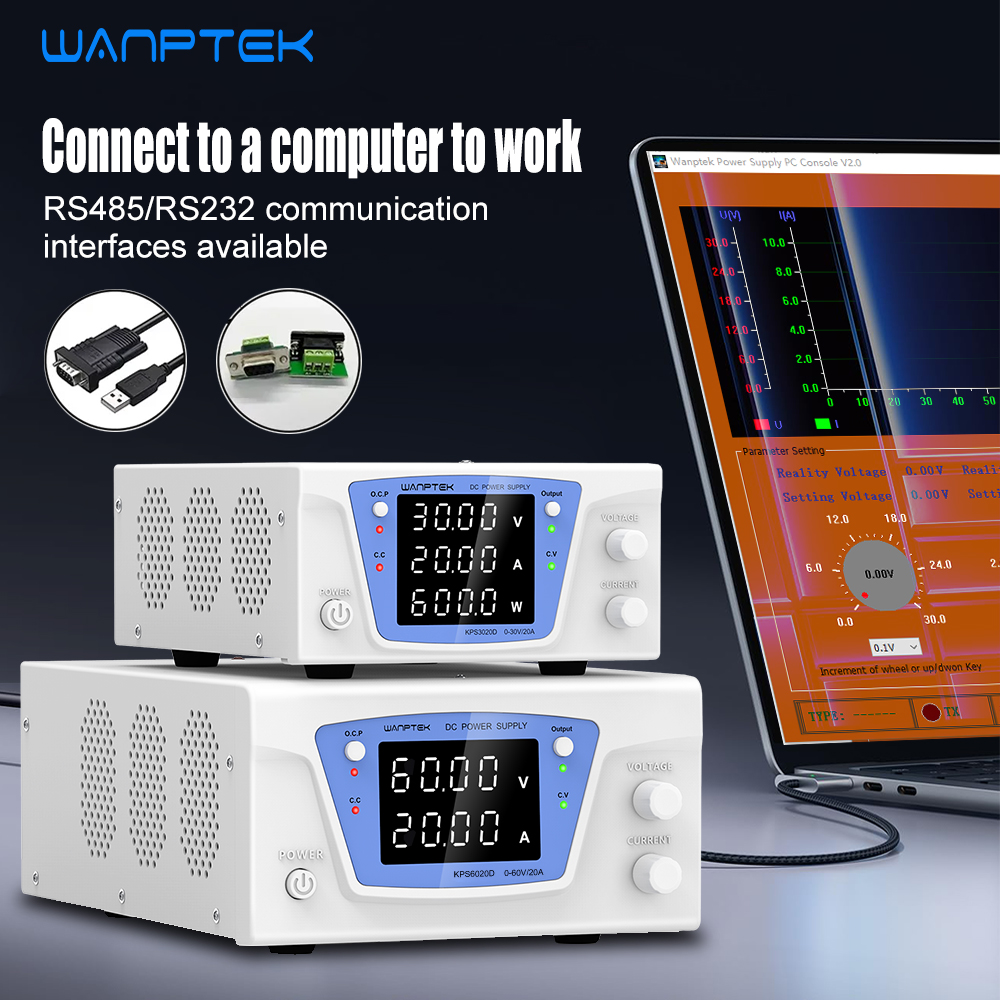 Wanptek RS485/RS232 Laboratuva - Programmable Dc Power Supply 60V 10A incelemesi ve fiyatı